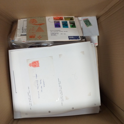 13 - Box: New Zealand, heavy box contains a potpourri of New Zealand material including several collectio... 