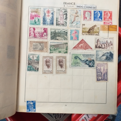 35 - Box of albums and stock books housing commonwealth and world collections, viewing required