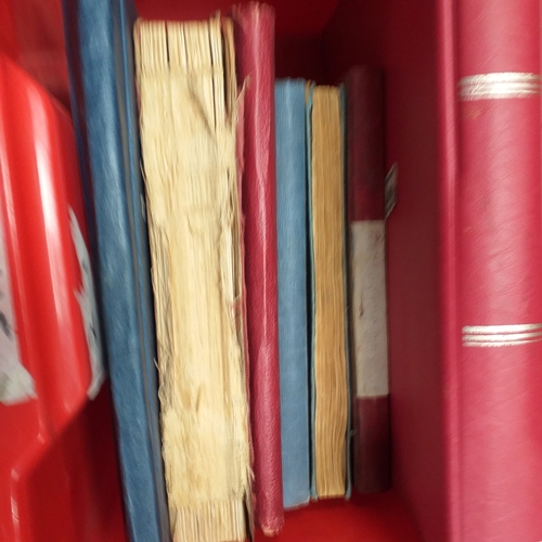 35 - Box of albums and stock books housing commonwealth and world collections, viewing required