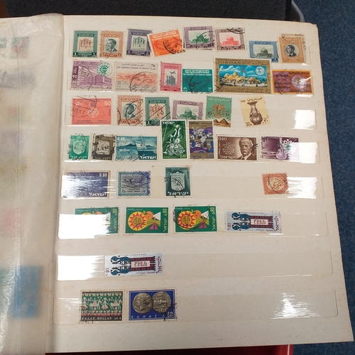 35 - Box of albums and stock books housing commonwealth and world collections, viewing required