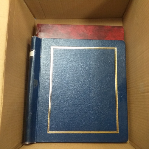 18 - Glory box - containing a variety albums and stock books - viewing required