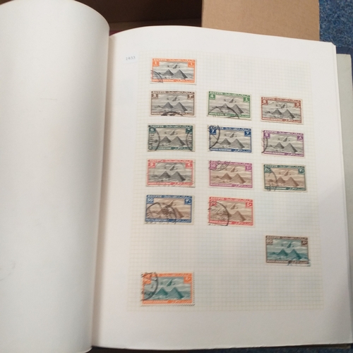 18 - Glory box - containing a variety albums and stock books - viewing required