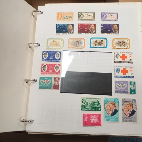18 - Glory box - containing a variety albums and stock books - viewing required