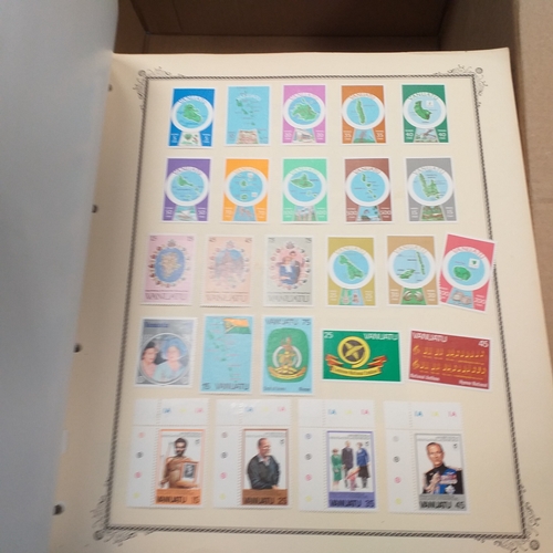 18 - Glory box - containing a variety albums and stock books - viewing required