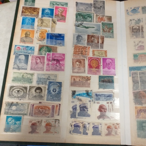 21 - Medium sized box housing six collections in 3 large albums and 3 small, includes China, Hong Kong, E... 