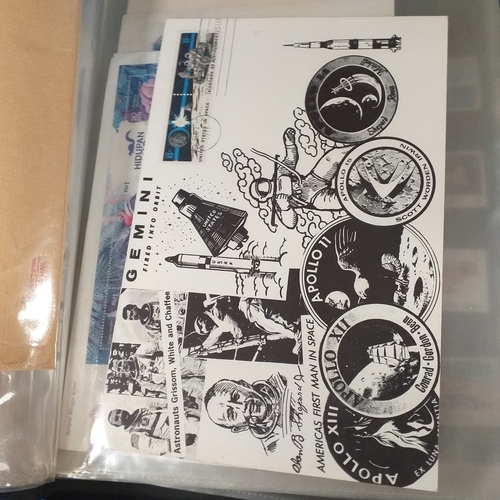 21 - Medium sized box housing six collections in 3 large albums and 3 small, includes China, Hong Kong, E... 
