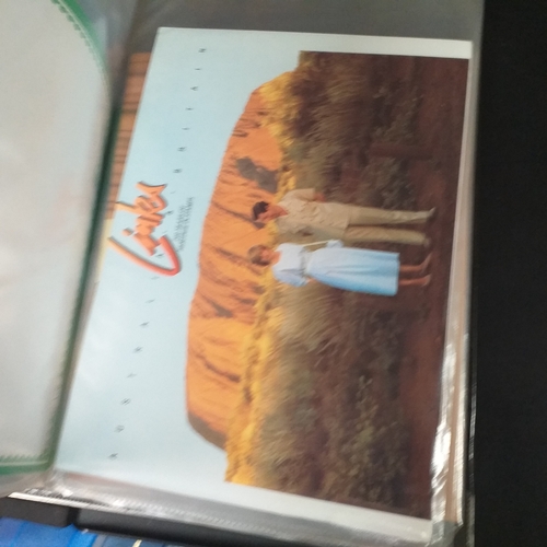 21 - Medium sized box housing six collections in 3 large albums and 3 small, includes China, Hong Kong, E... 