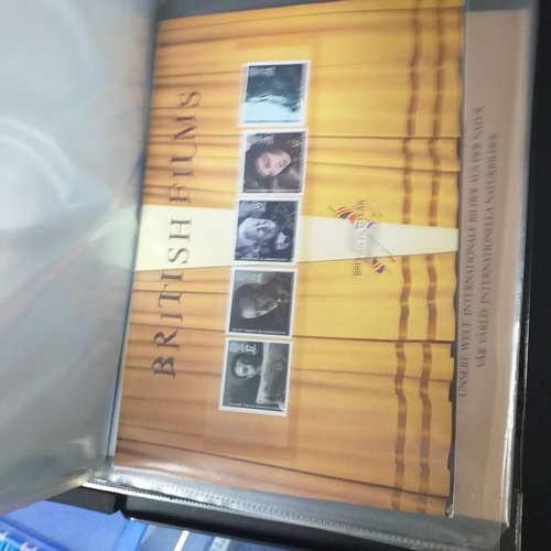 21 - Medium sized box housing six collections in 3 large albums and 3 small, includes China, Hong Kong, E... 