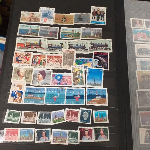 21 - Medium sized box housing six collections in 3 large albums and 3 small, includes China, Hong Kong, E... 