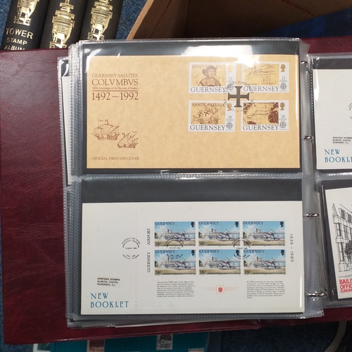 33 - Box of albums and stock books housing GB material, mint & used collections.