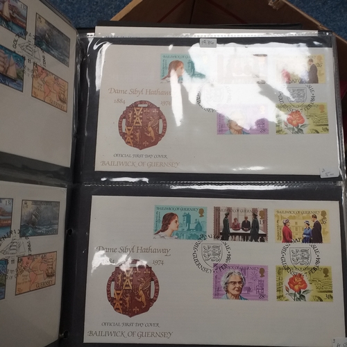 33 - Box of albums and stock books housing GB material, mint & used collections.