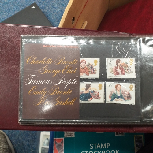 33 - Box of albums and stock books housing GB material, mint & used collections.
