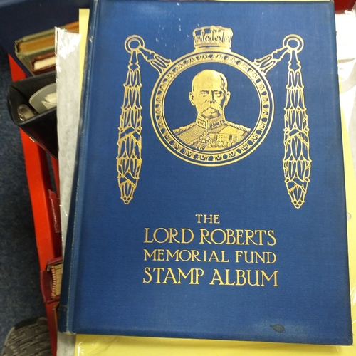 59 - Ephemera - The Lord Roberts Memorial Fund Stamp Album. 1915 publication with all 144 stamps in place