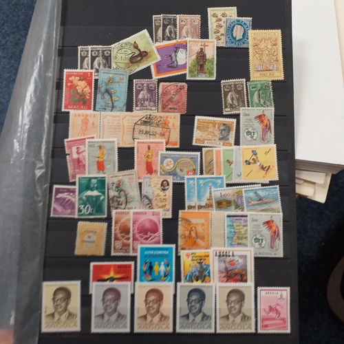 17 - Glory box - containing a variety albums and stock books - viewing required