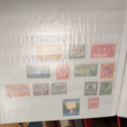 17 - Glory box - containing a variety albums and stock books - viewing required