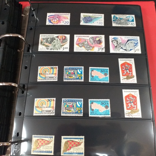 17 - Glory box - containing a variety albums and stock books - viewing required