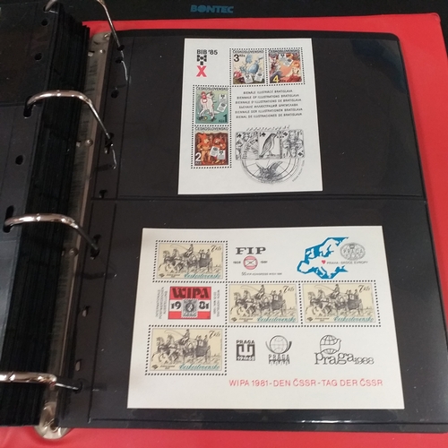 17 - Glory box - containing a variety albums and stock books - viewing required