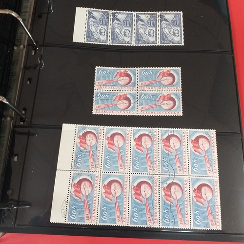 17 - Glory box - containing a variety albums and stock books - viewing required