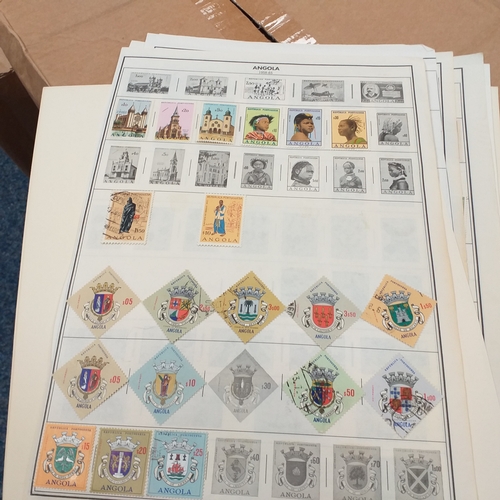 17 - Glory box - containing a variety albums and stock books - viewing required