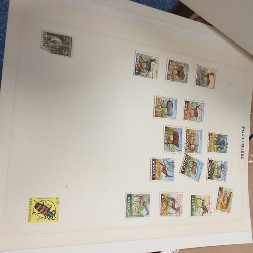 17 - Glory box - containing a variety albums and stock books - viewing required