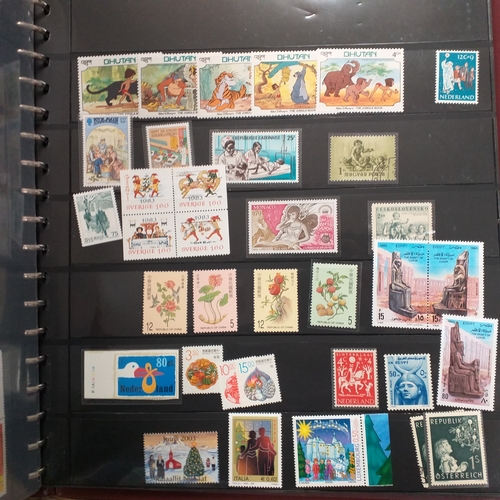 16 - Glory box - containing a variety albums and stock books - viewing required