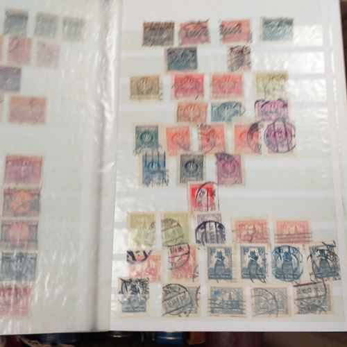 16 - Glory box - containing a variety albums and stock books - viewing required