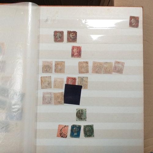 16 - Glory box - containing a variety albums and stock books - viewing required