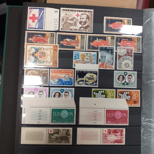 16 - Glory box - containing a variety albums and stock books - viewing required