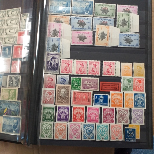 16 - Glory box - containing a variety albums and stock books - viewing required