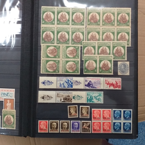 16 - Glory box - containing a variety albums and stock books - viewing required
