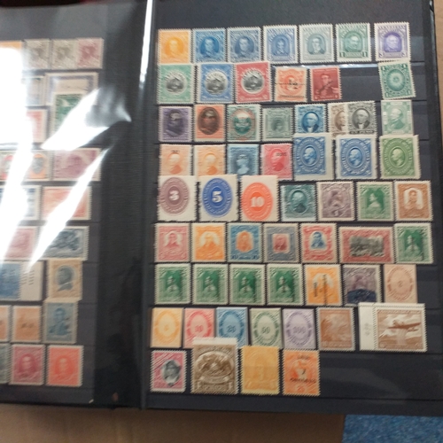 16 - Glory box - containing a variety albums and stock books - viewing required