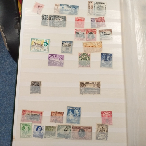 16 - Glory box - containing a variety albums and stock books - viewing required