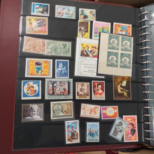 16 - Glory box - containing a variety albums and stock books - viewing required
