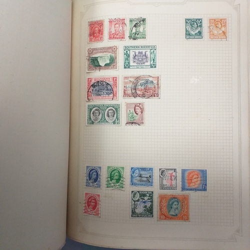 15 - Box containing 13 childhood collections/albums and a box of stamps on/off paper.  Hours of sorting w... 