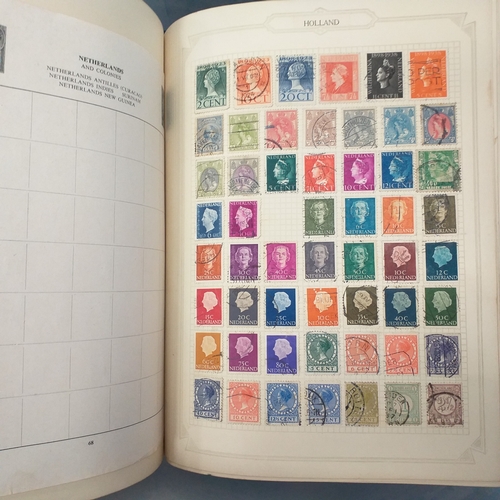 15 - Box containing 13 childhood collections/albums and a box of stamps on/off paper.  Hours of sorting w... 