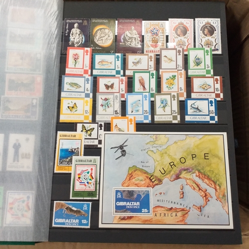 16 - Box of British Commonwealth collections in stockbooks, includes the odd 'foreign' country.  A nice s... 