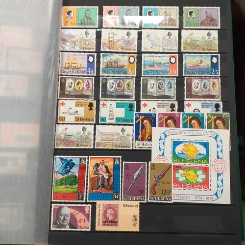 16 - Box of British Commonwealth collections in stockbooks, includes the odd 'foreign' country.  A nice s... 