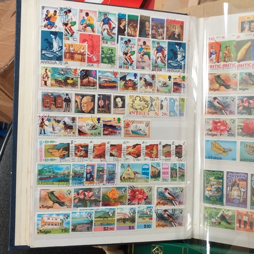 16 - Box of British Commonwealth collections in stockbooks, includes the odd 'foreign' country.  A nice s... 