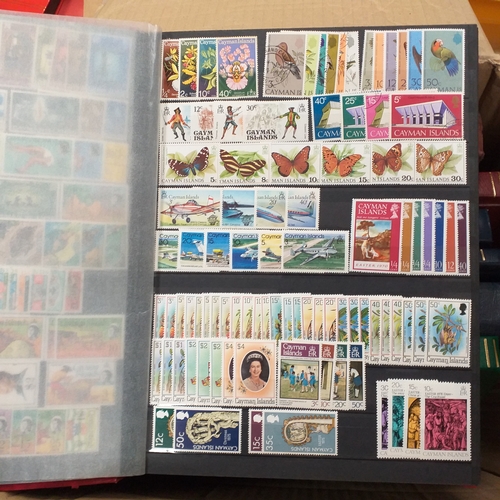 16 - Box of British Commonwealth collections in stockbooks, includes the odd 'foreign' country.  A nice s... 