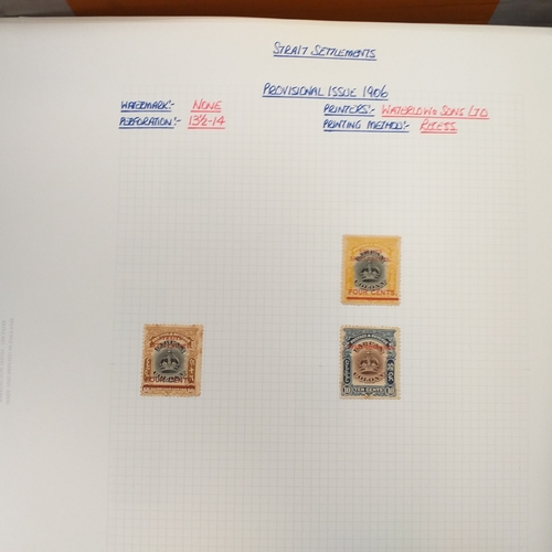 18 - Box of world/British Commonwealth on stock cards and leaves, includes collections and small accumula... 