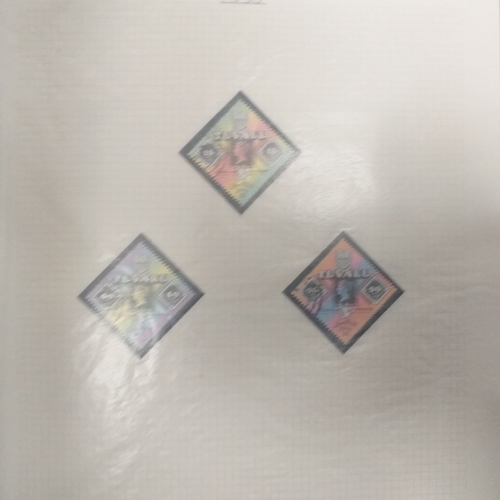 20 - Storage box housing a collection of albums includes Tuvalu, Guernsey, Singapore, South Africa, Israe... 