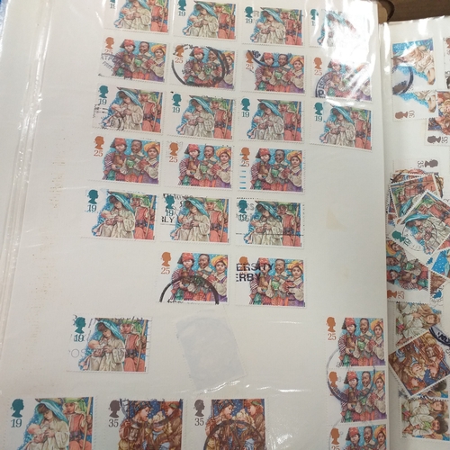 21 - Storage box housing a collection of albums includes South Africa, USA, Greece, Germany, GB, world se... 
