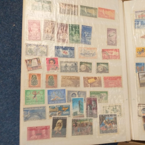 25 - Box of albums housing world collections mint and used bulk of issues are European with good selectio... 