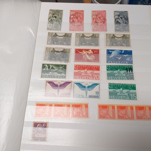 25 - Box of albums housing world collections mint and used bulk of issues are European with good selectio... 