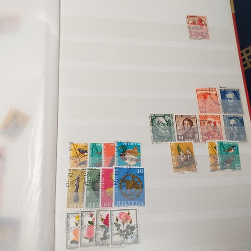 25 - Box of albums housing world collections mint and used bulk of issues are European with good selectio... 
