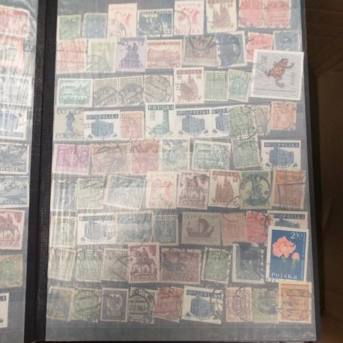 25 - Box of albums housing world collections mint and used bulk of issues are European with good selectio... 