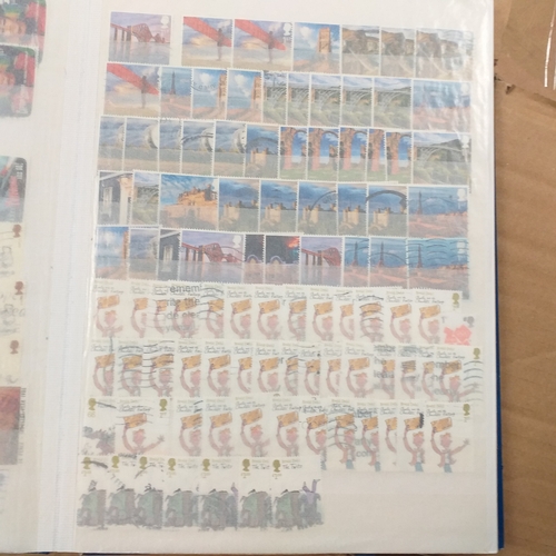 29 - Box containing 5 collections. New Zealand from early to modern used in 8 page stock book, South Afri... 