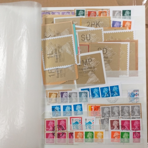 29 - Box containing 5 collections. New Zealand from early to modern used in 8 page stock book, South Afri... 