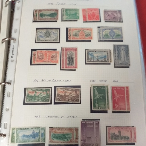 31 - Box of New Zealand collections includes a stock book of modern mint, an album covering period 1873 t... 