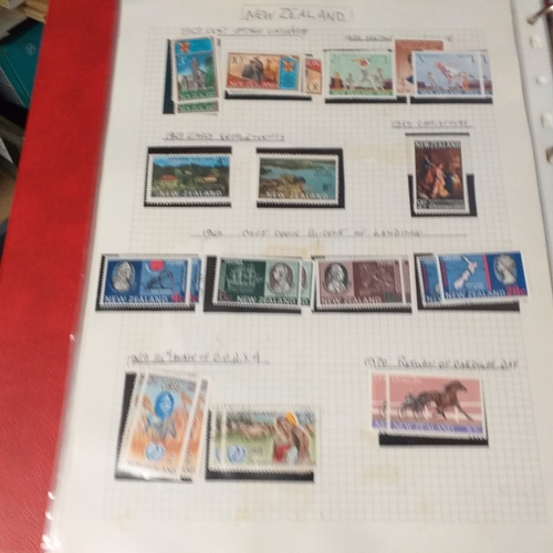 31 - Box of New Zealand collections includes a stock book of modern mint, an album covering period 1873 t... 